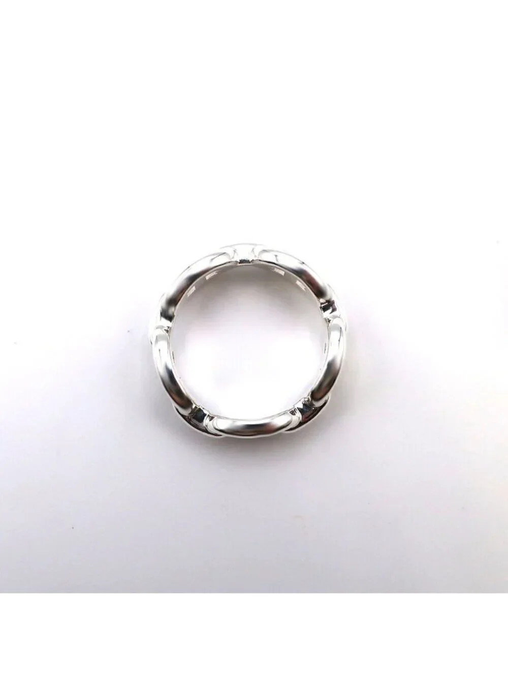 Hermes Chaine D'ancre Enchainee Ring PM Small Silver